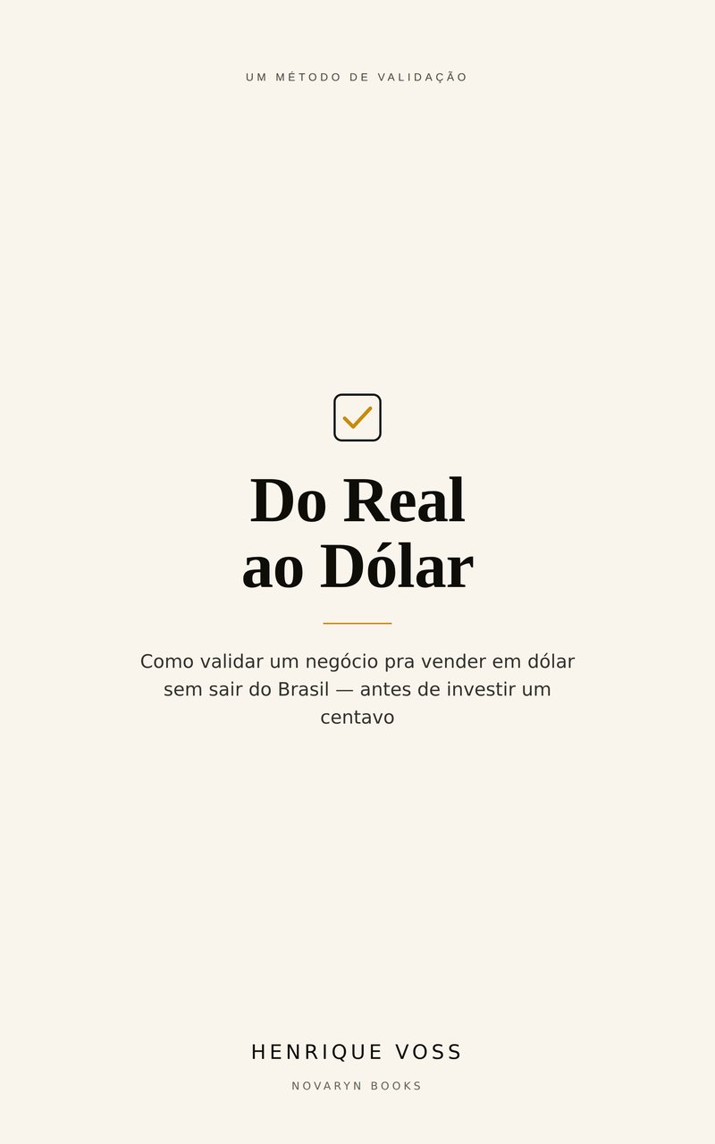 Capa do livro Do Real ao Dólar
